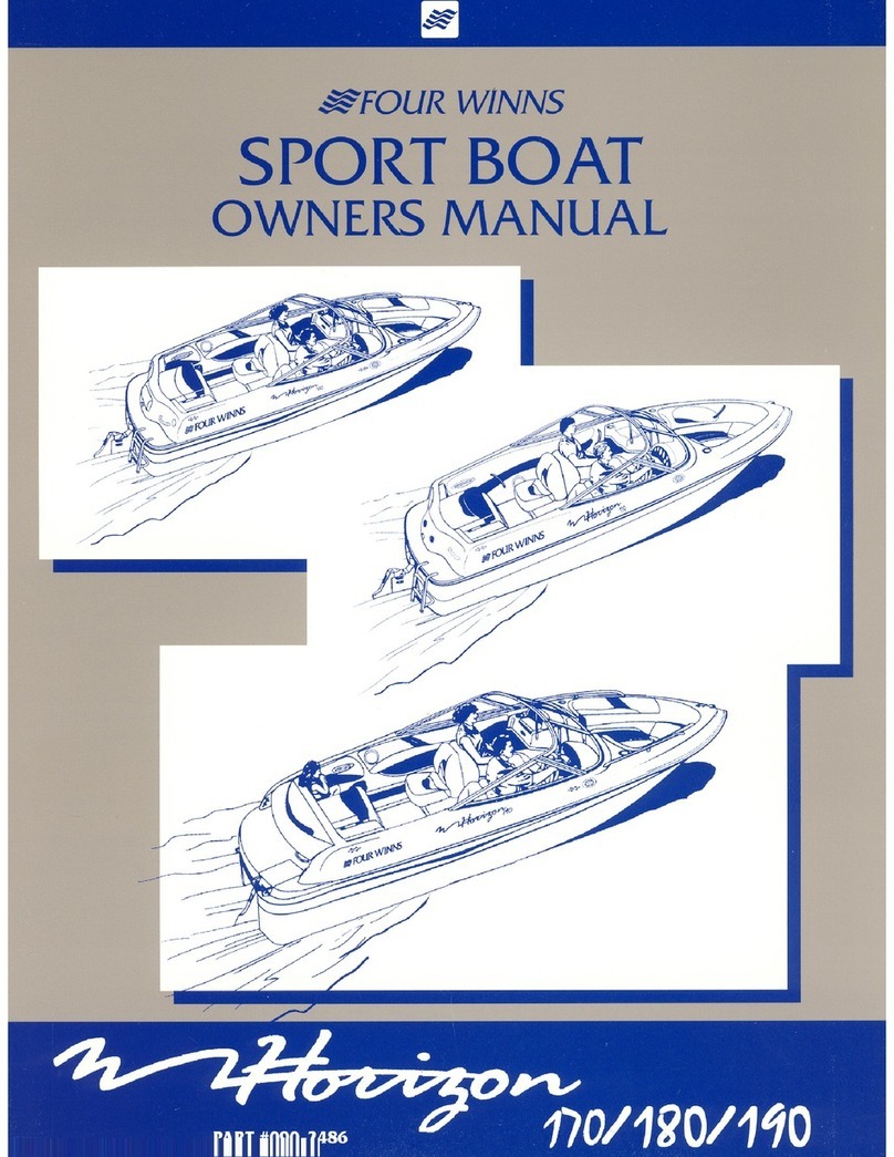 Four winns Horizon 180 User manual Four winns Horizon 180 User manual