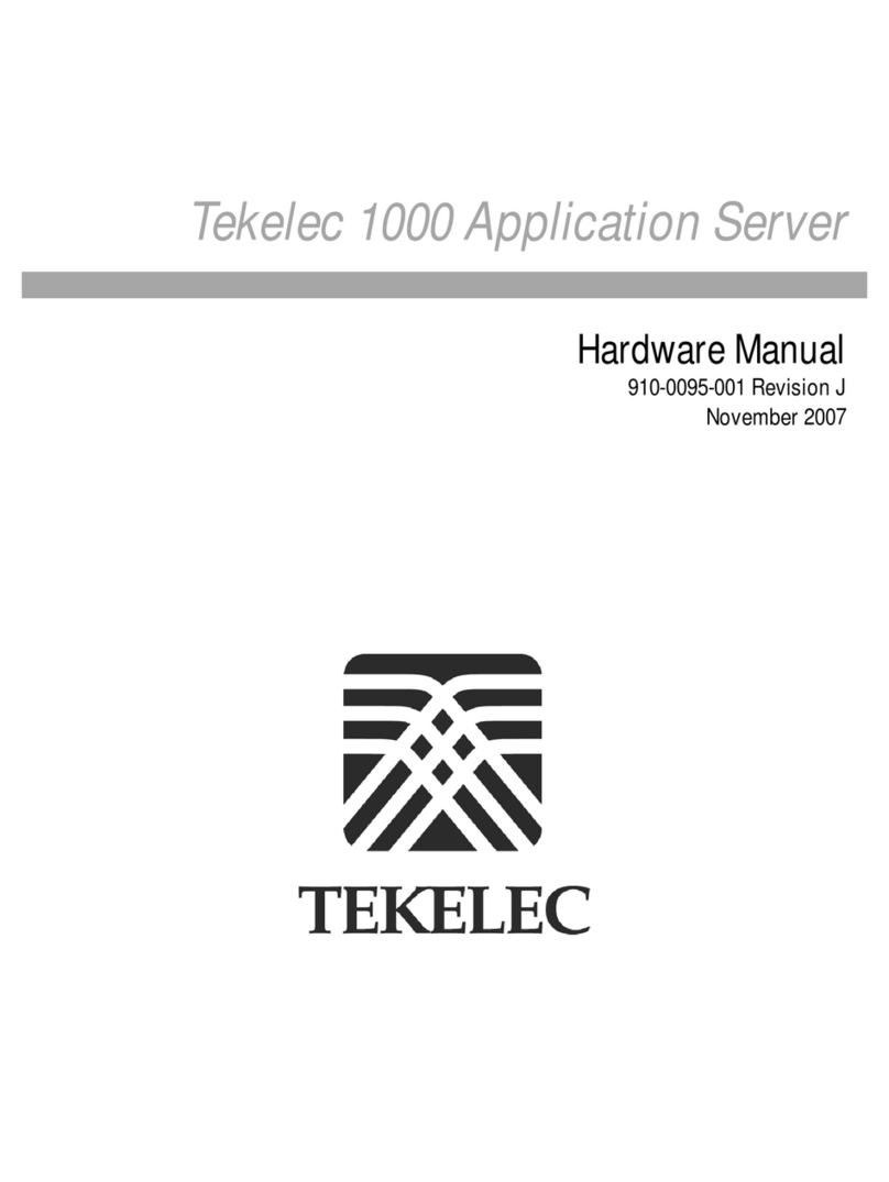 Tekelec T1000 Hardware manual