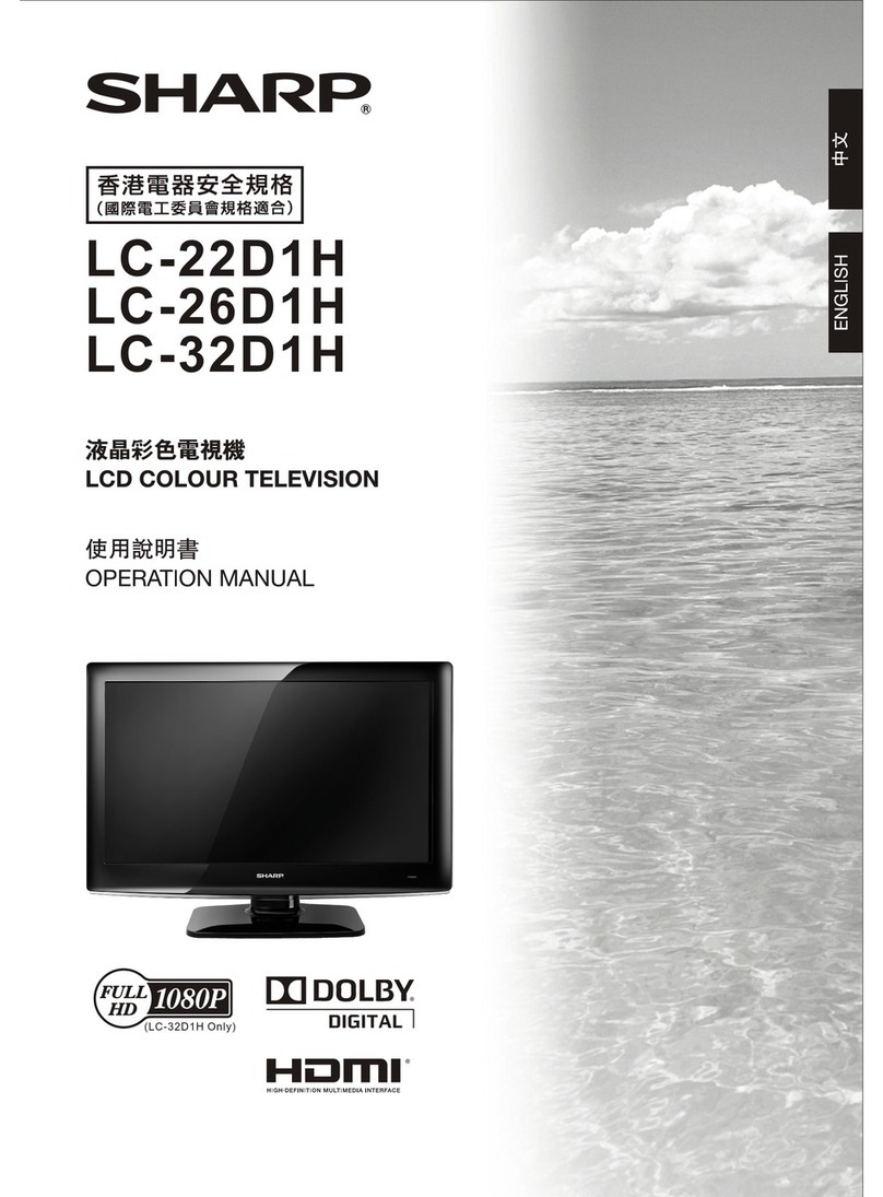 Sharp LC-22D1H User manual