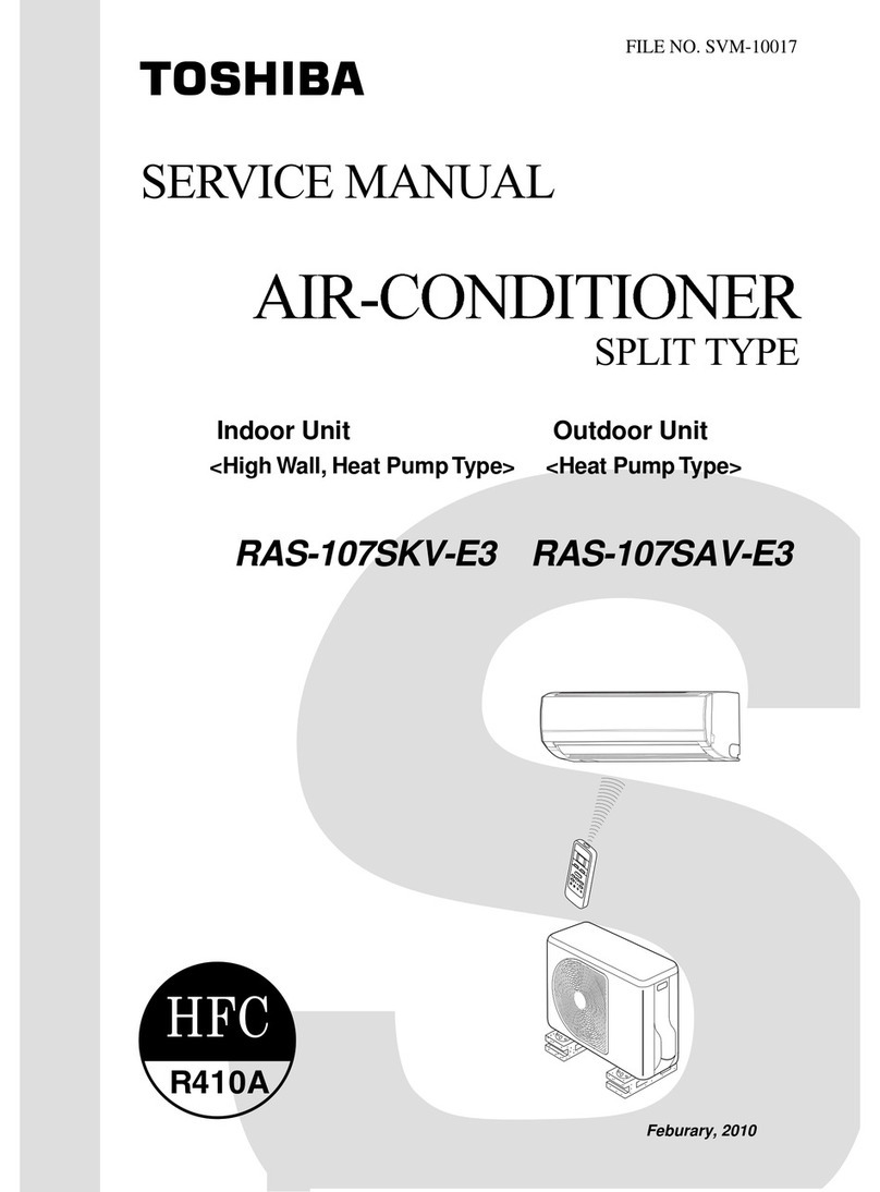Toshiba RAS-107SKV-E3 User manual