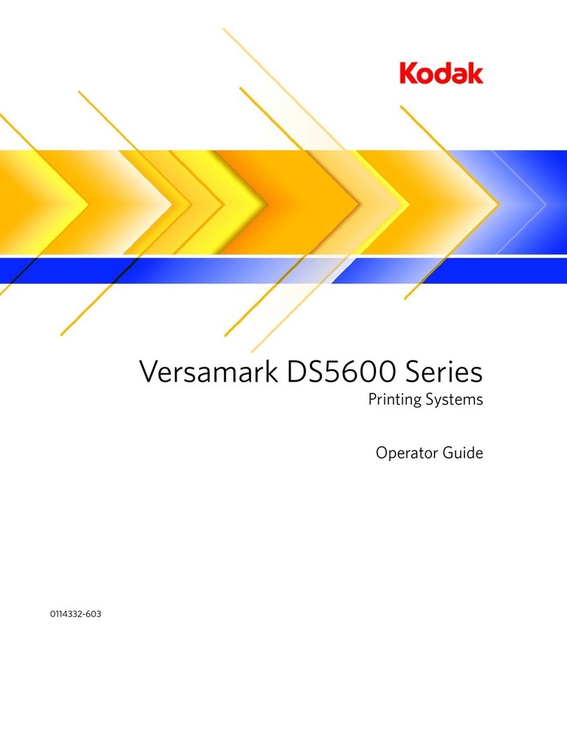 Kodak Versamark DS5600 Series Manual Kodak Versamark DS5600 Series Manual
