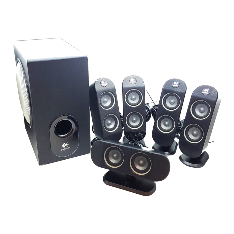 Logitech X-530 Operating and safety instructions Logitech X-530 Operating and safety instructions
