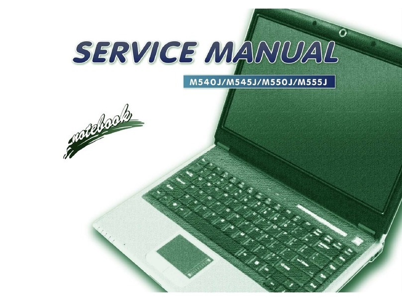 Clevo M540J Service manual