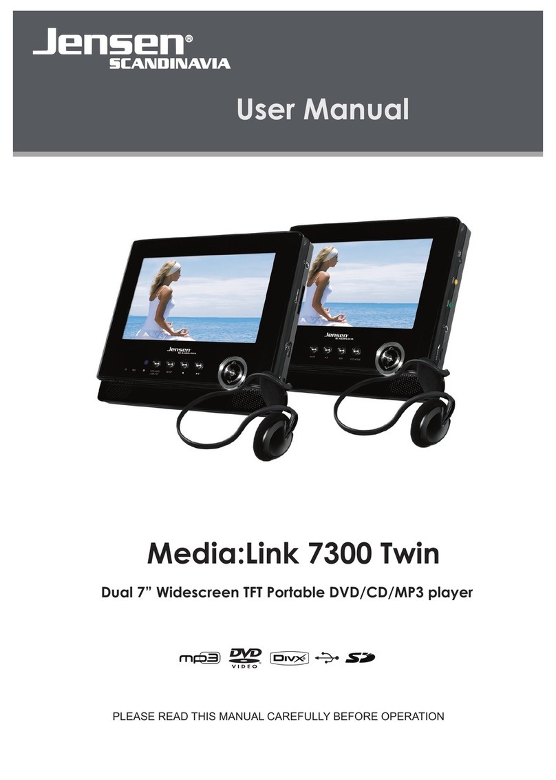 Jensen Media:Link 7300 Twin user manual
