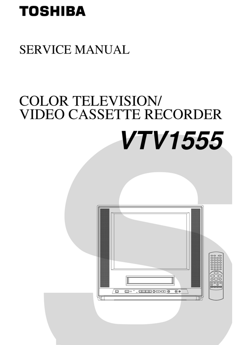 Toshiba VTV1555 Service manual