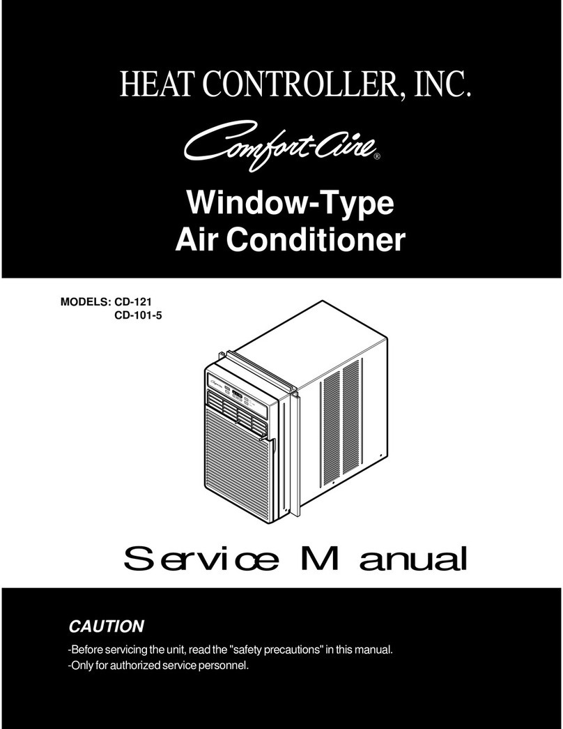Heat Controller Comfort-Aire CD-121 User manual