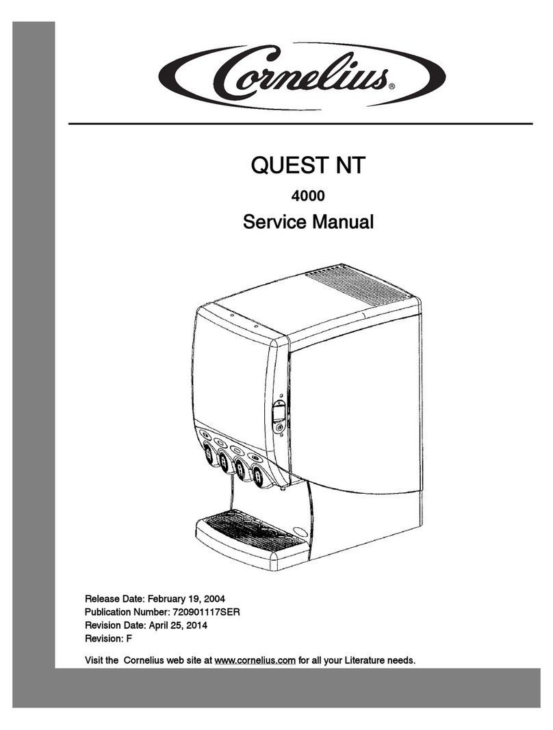 Cornelius Quest NT 4000 Service manual