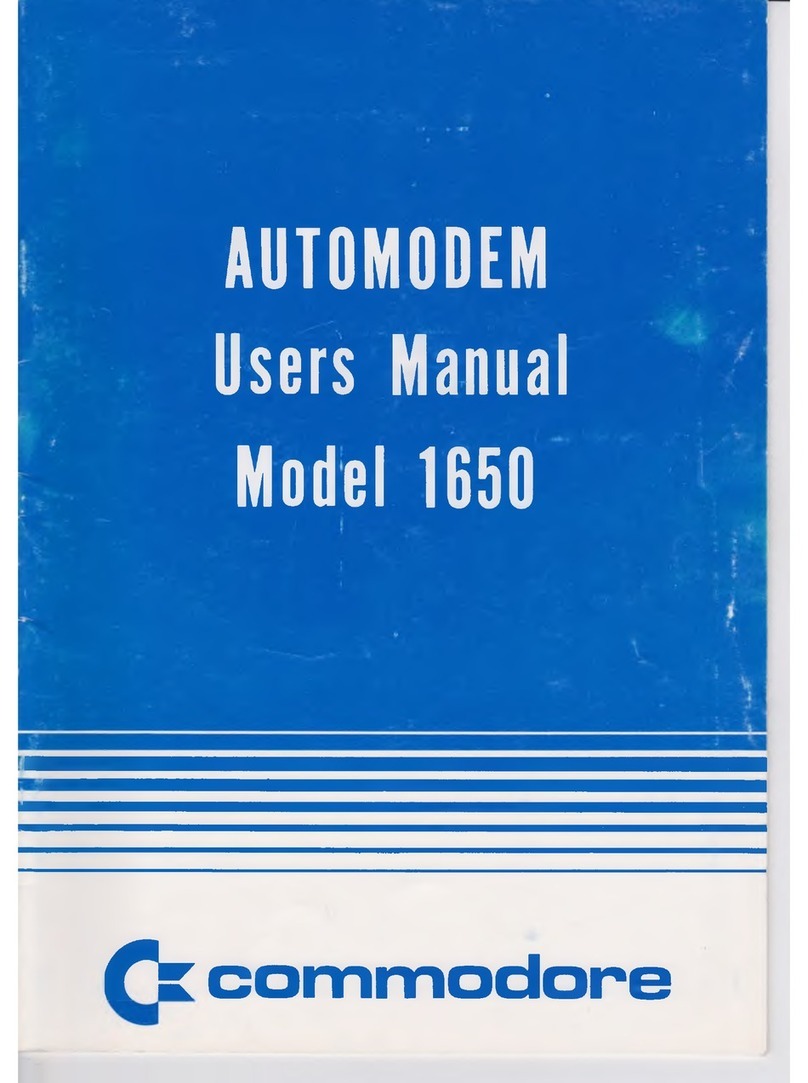 Commodore 1650 user manual