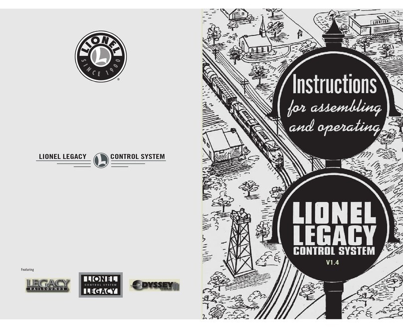 Lionel Legacy Control System Instructions for assembling and operating
