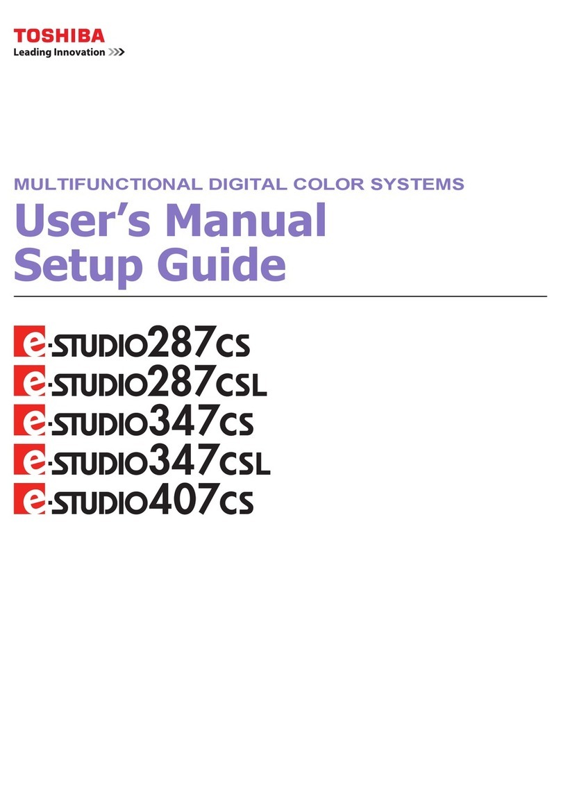 Toshiba e-STUDIO287CS User manual