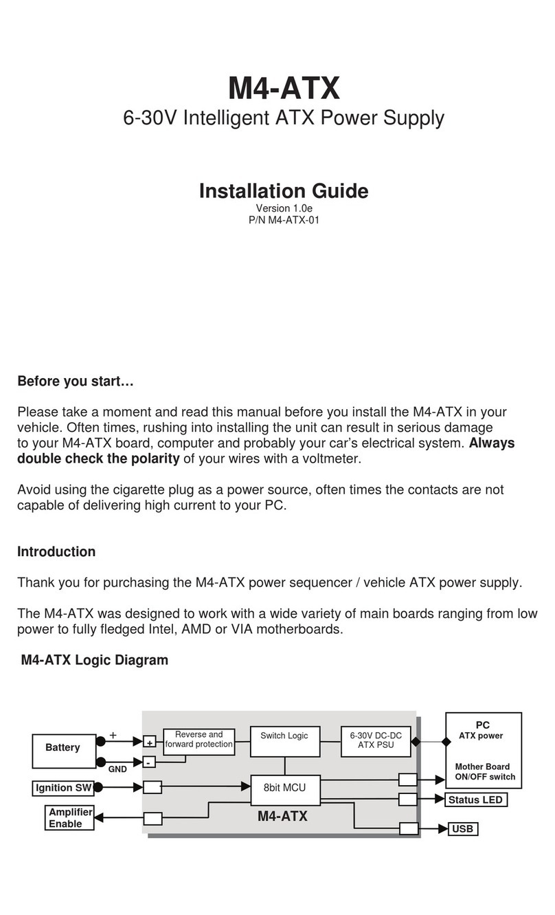 mini-box M4-ATX User manual