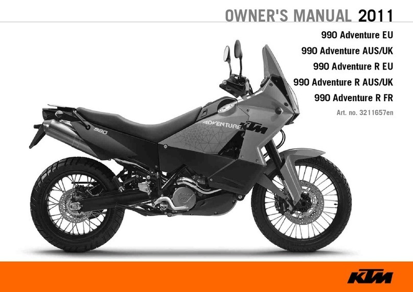 KTM 990 ADVENTURE R EU User manual