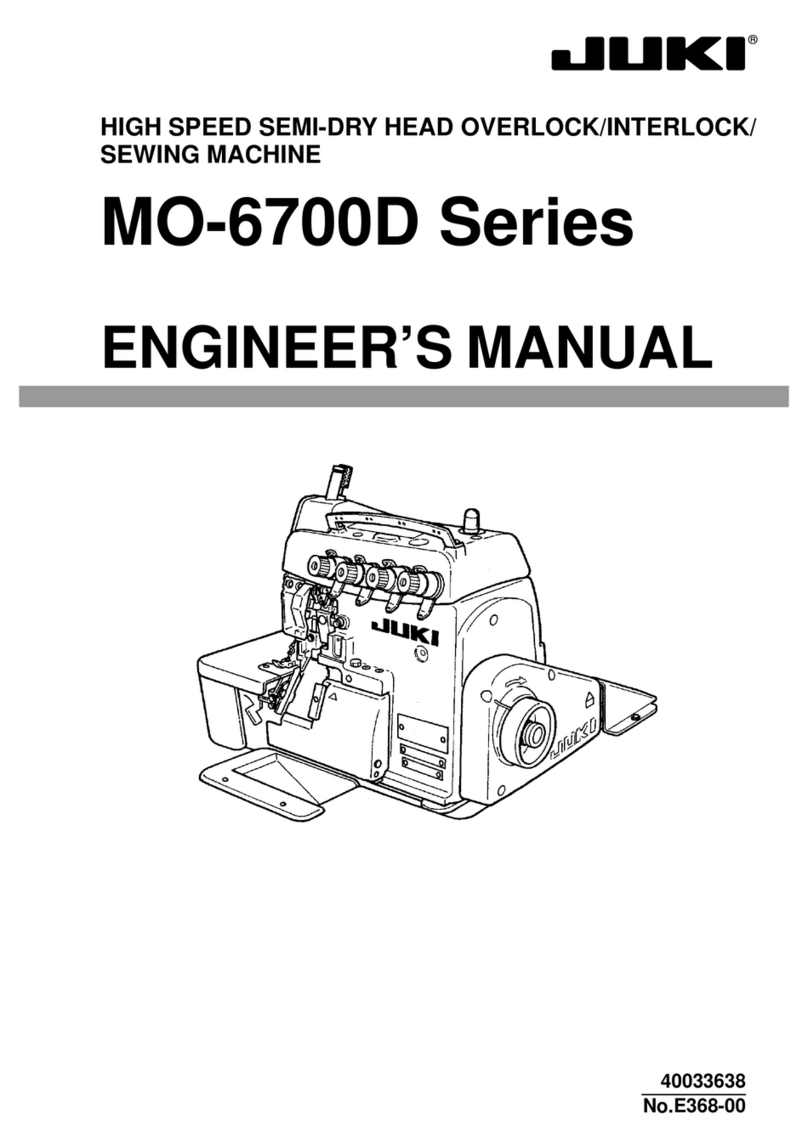 JUKI MO-6700D Series User manual JUKI MO-6700D Series User manual
