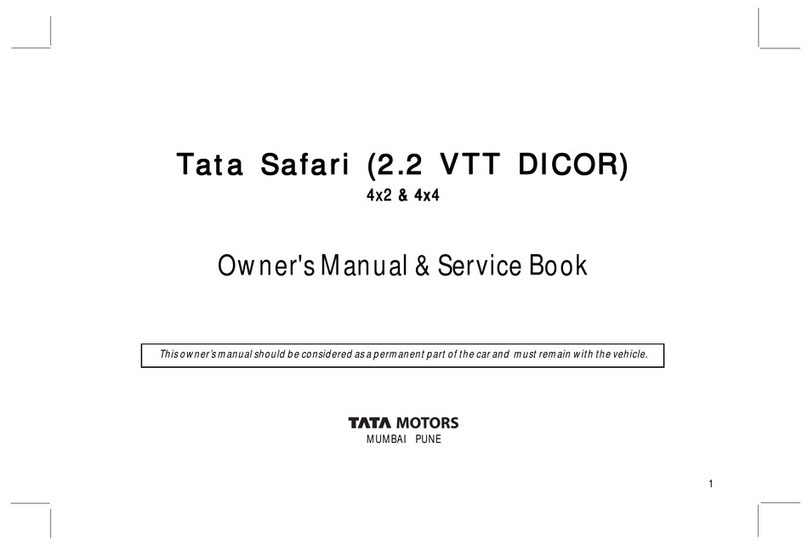 TATA Motors Safari User manual TATA Motors Safari User manual