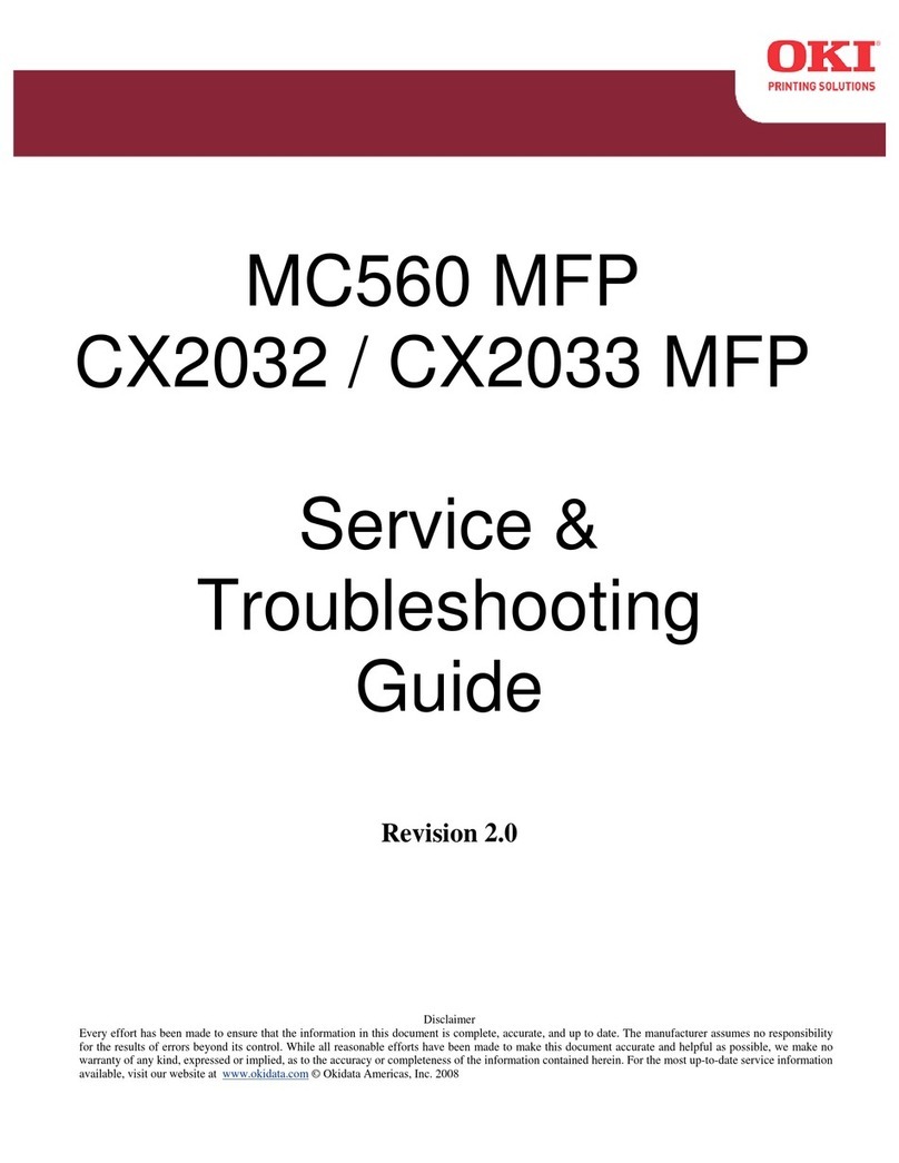 Oki MC560 MFP CX2032 User manual Oki MC560 MFP CX2032 User manual