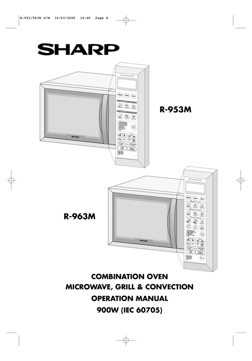 Sharp R-963M User manual Sharp R-963M User manual