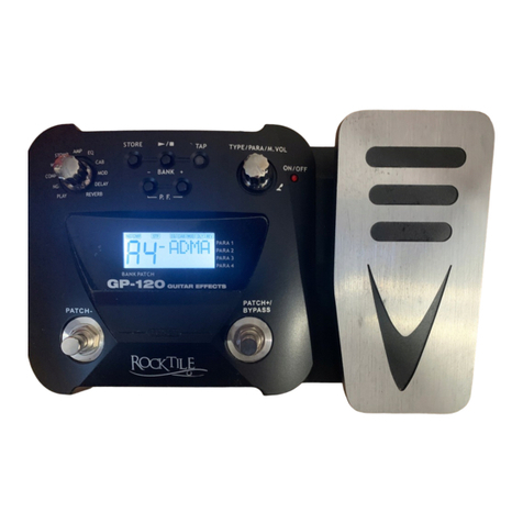 Rocktile GP-120 Operator's manual Rocktile GP-120 Operator's manual