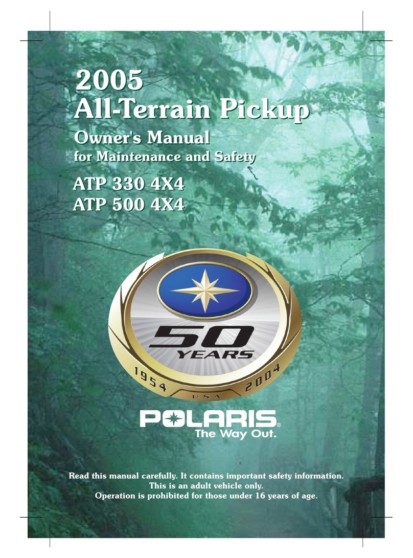 Polaris ATP 330 4x4 2005 User manual Polaris ATP 330 4x4 2005 User manual