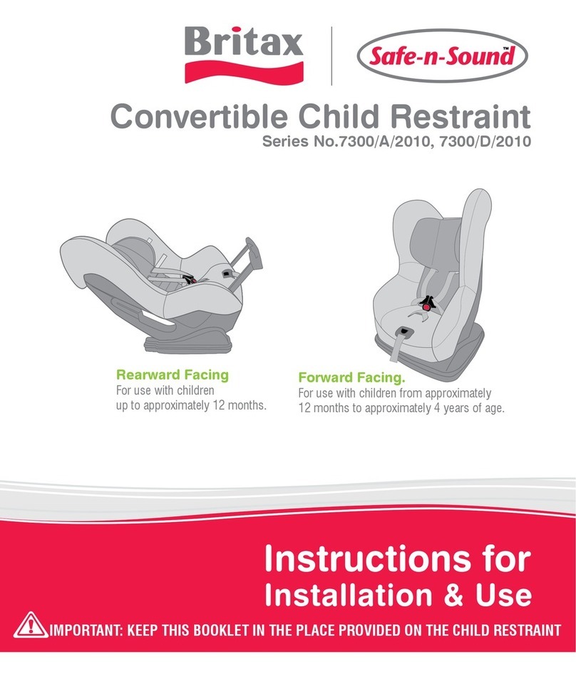 Britax 7300 A 2010 User manual