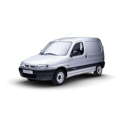 CITROEN 2001 BERLINGO User manual