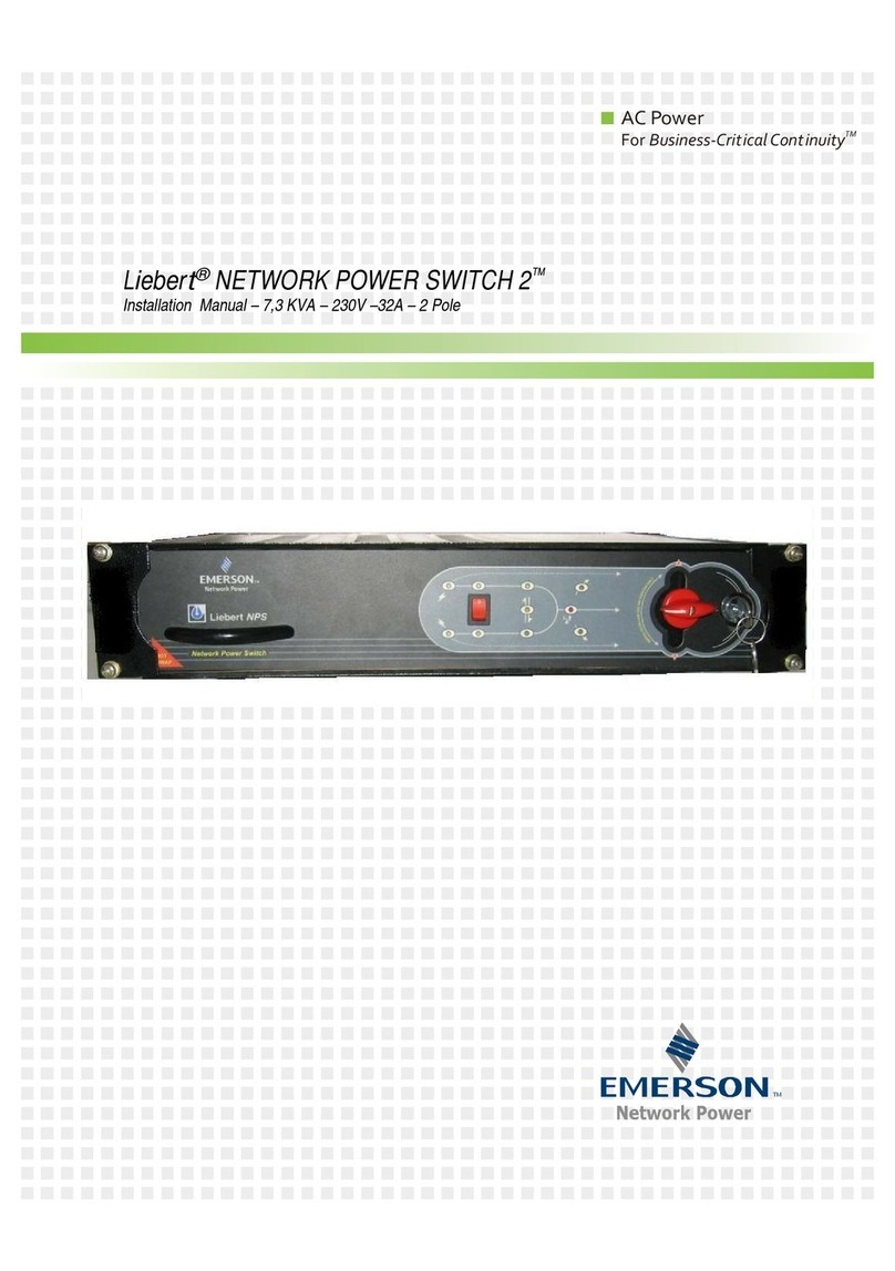 Liebert nteleCool 2 User manual