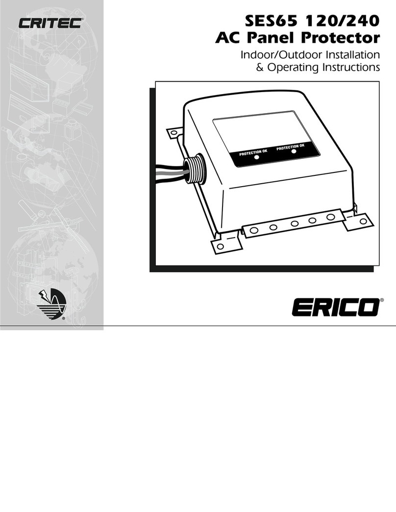 Critec SES65 120/240 Indoor/outdoor installation & operating instructions