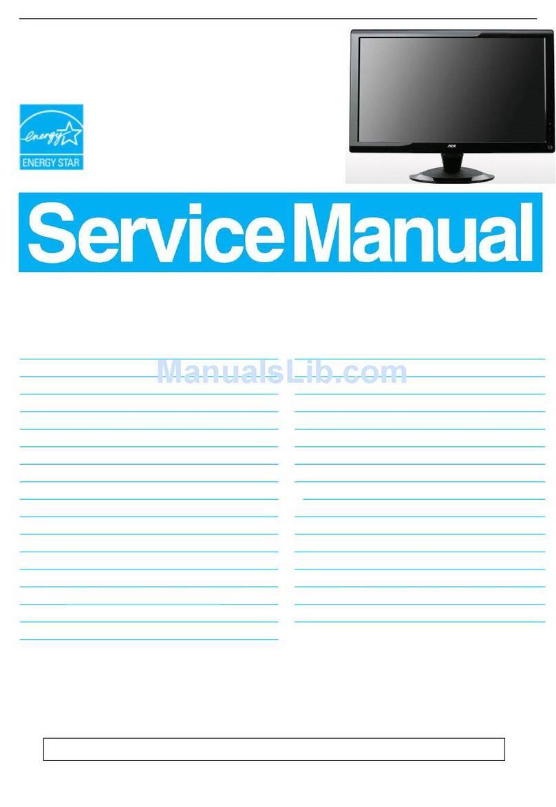 AOC 2436VH - Service manaul