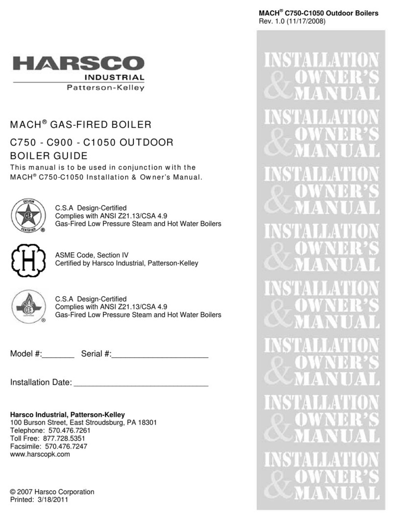 Harsco Industrial C750 Operating instructions Harsco Industrial C750 Operating instructions