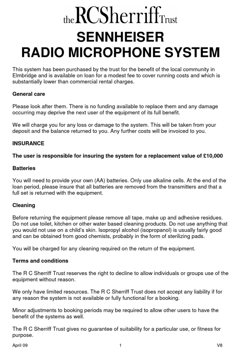 Sennheiser RC Sheriff Trust User manual