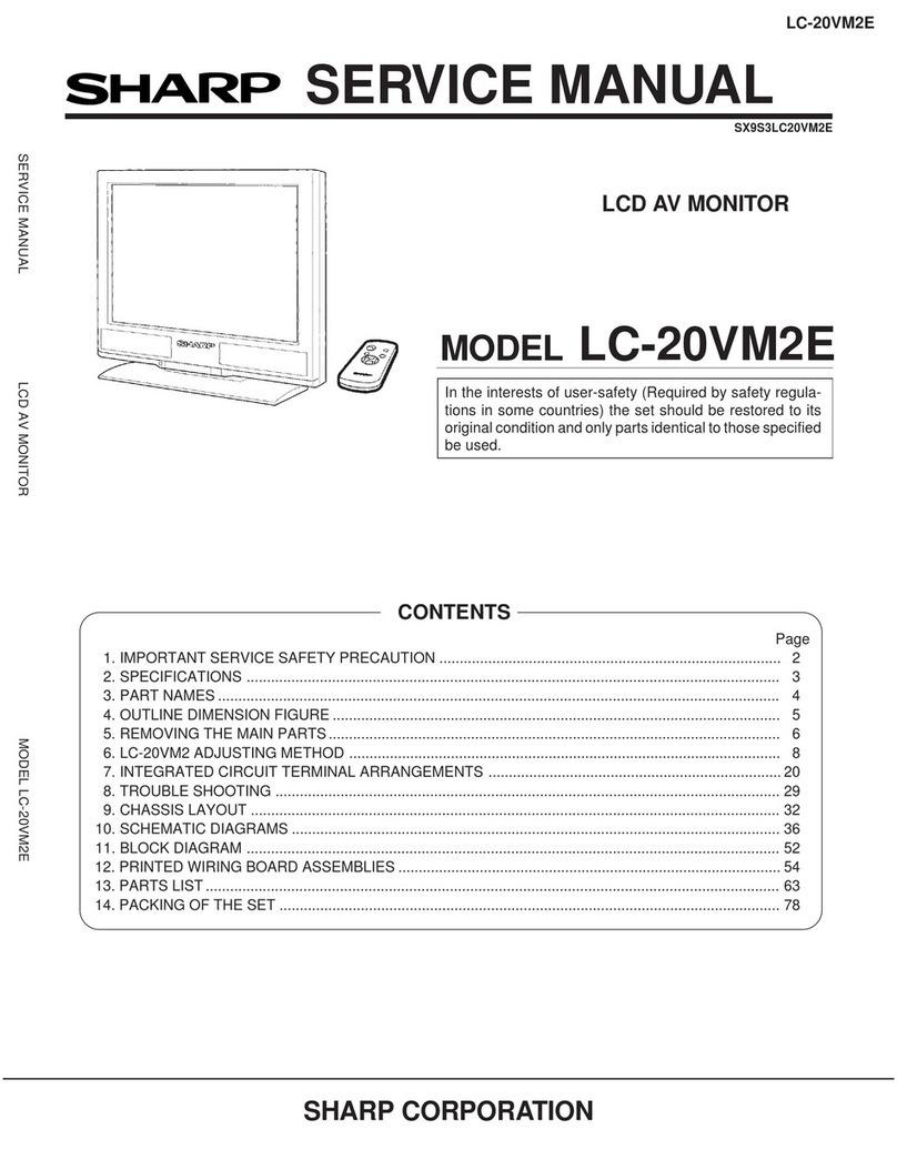 Sharp LC-20VM2E User manual Sharp LC-20VM2E User manual
