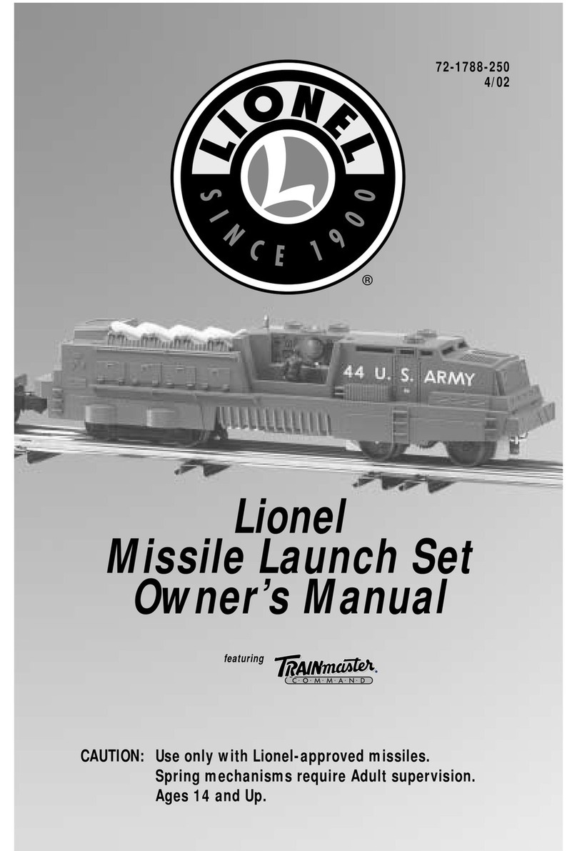 Lionel Missile Launch Set owner's manual