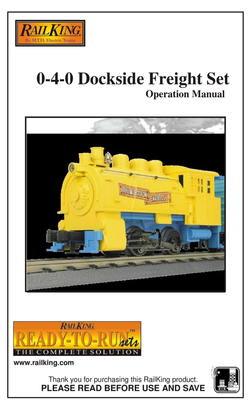 Rail King 0-4-0 Dockside Freight Set Operation manual
