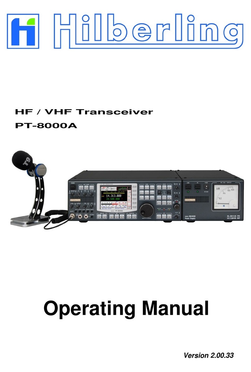 Hilberling PT-8000A operating manual Hilberling PT-8000A operating manual