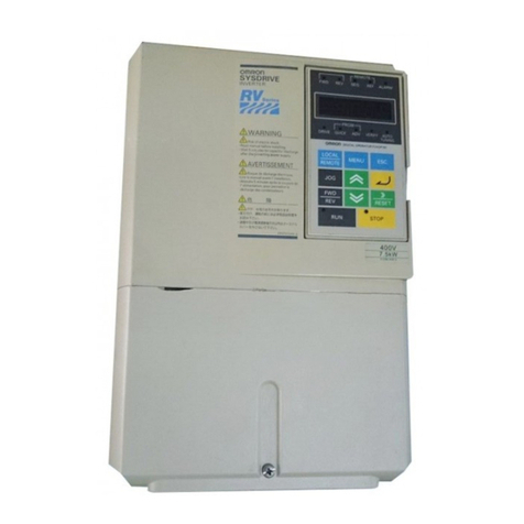 Omron SYSDRIVE 3G3RV User manual