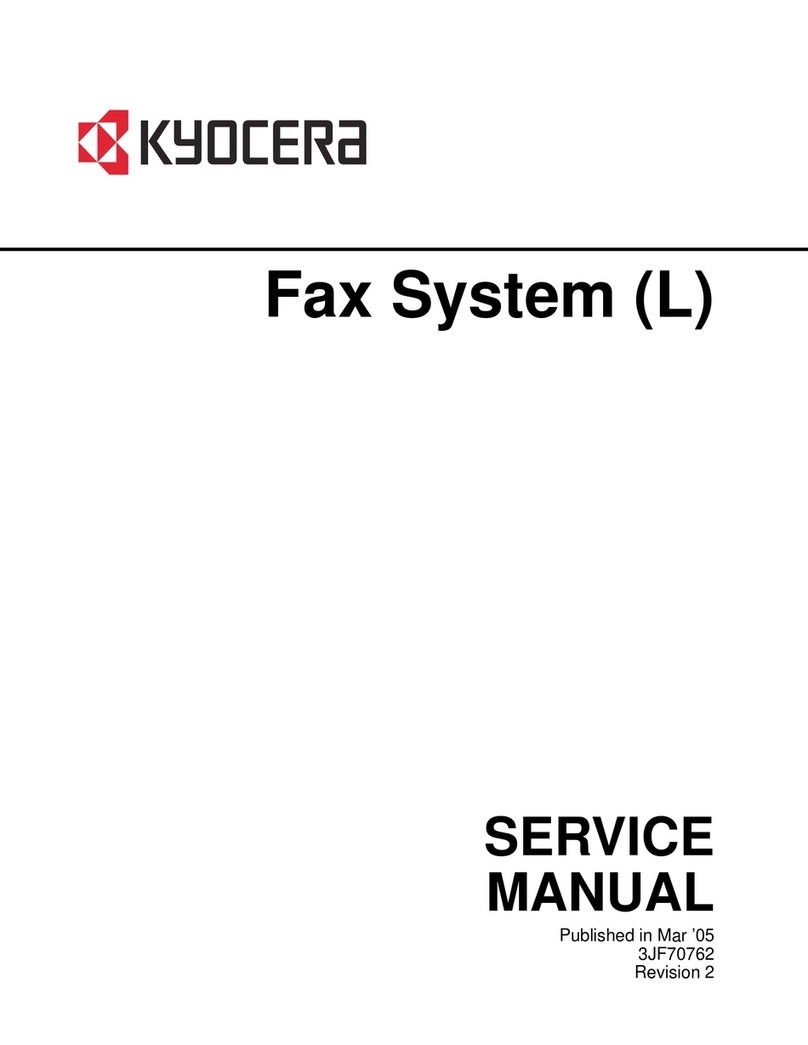 Kyocera FAX SYSTEM Service manual