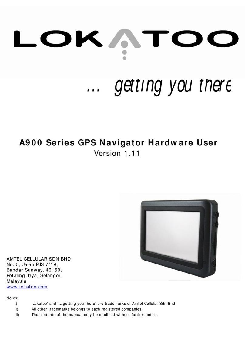 Lokatoo A900 Series Installation manual
