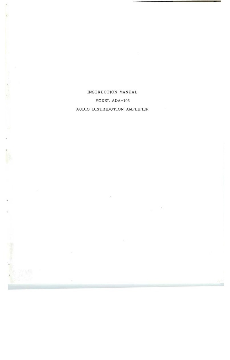 Sigma ADA-106 instruction manual
