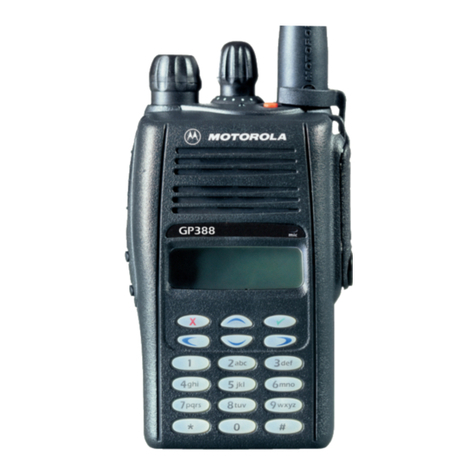 Motorola GP388 Series User manual