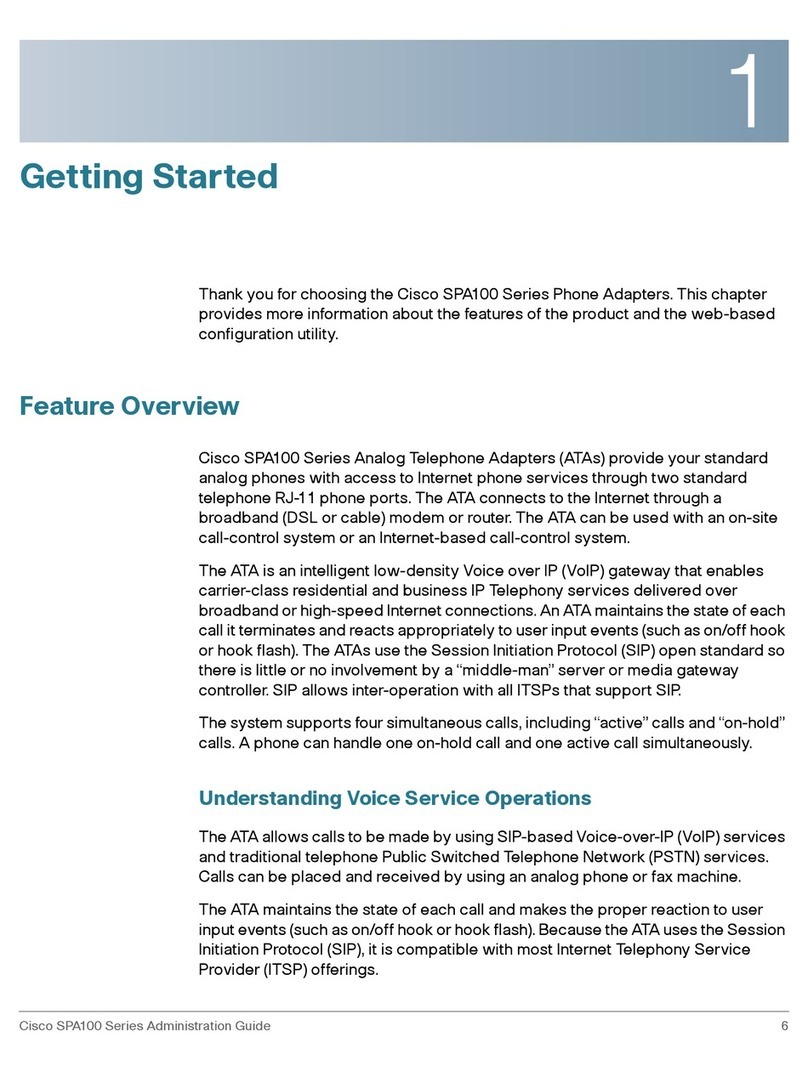Cisco SPA100 Series Administration guide Cisco SPA100 Series Administration guide