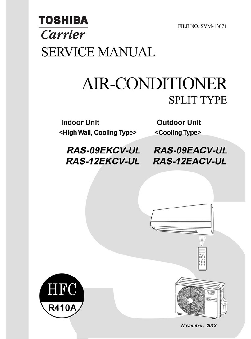 Toshiba Carrier RAS-12EKCV-UL User manual