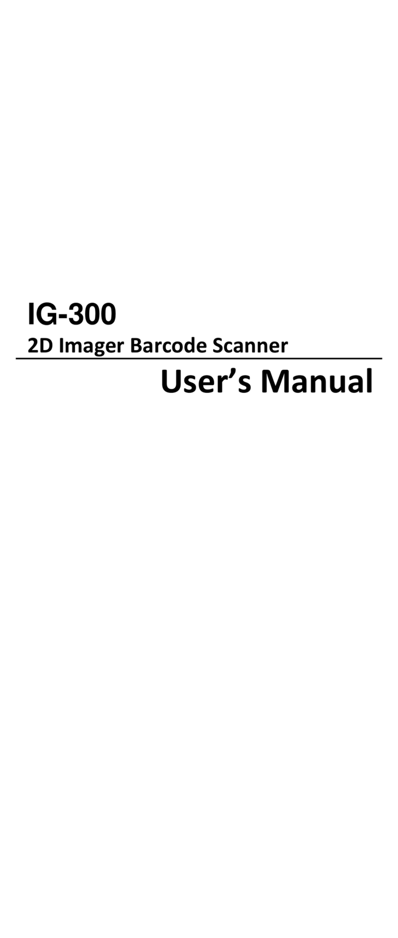 Champtek IG-300 User manual Champtek IG-300 User manual