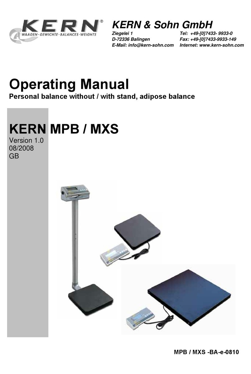 KERN KERN MPB User manual