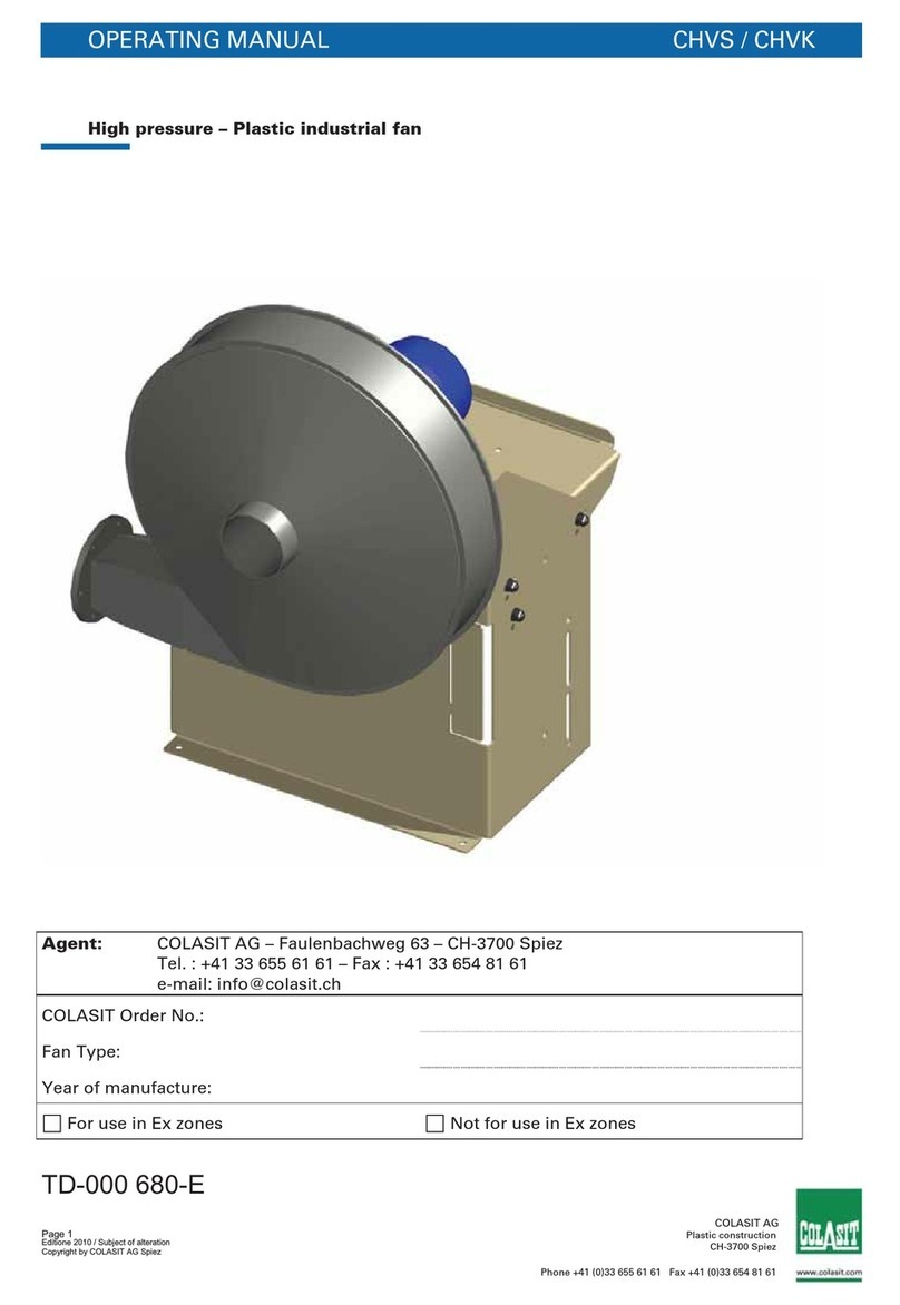 Colasit CHVS User manual