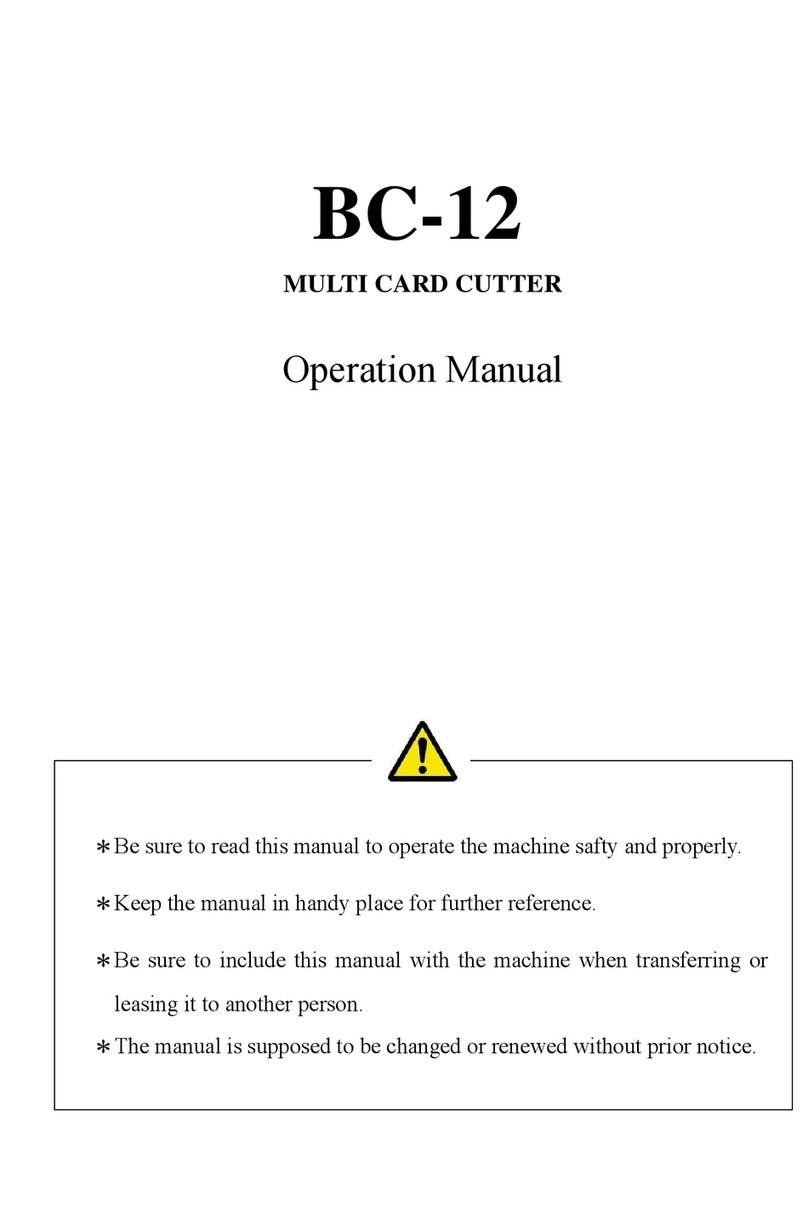 MBM BC-12 Operation manual