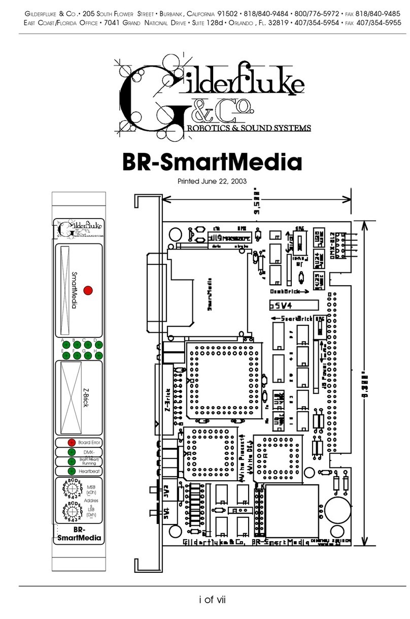 Gilderfluke BR-Smartmedia User manual