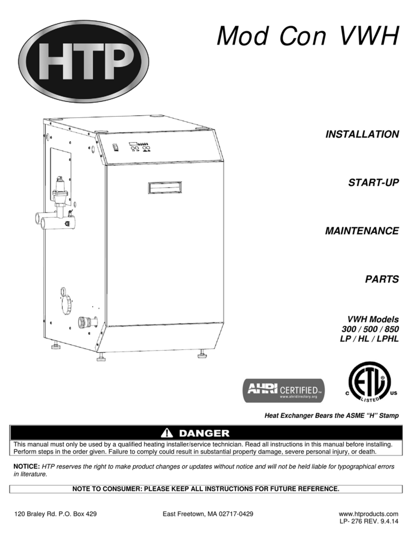 HTP VWH300LP User manual