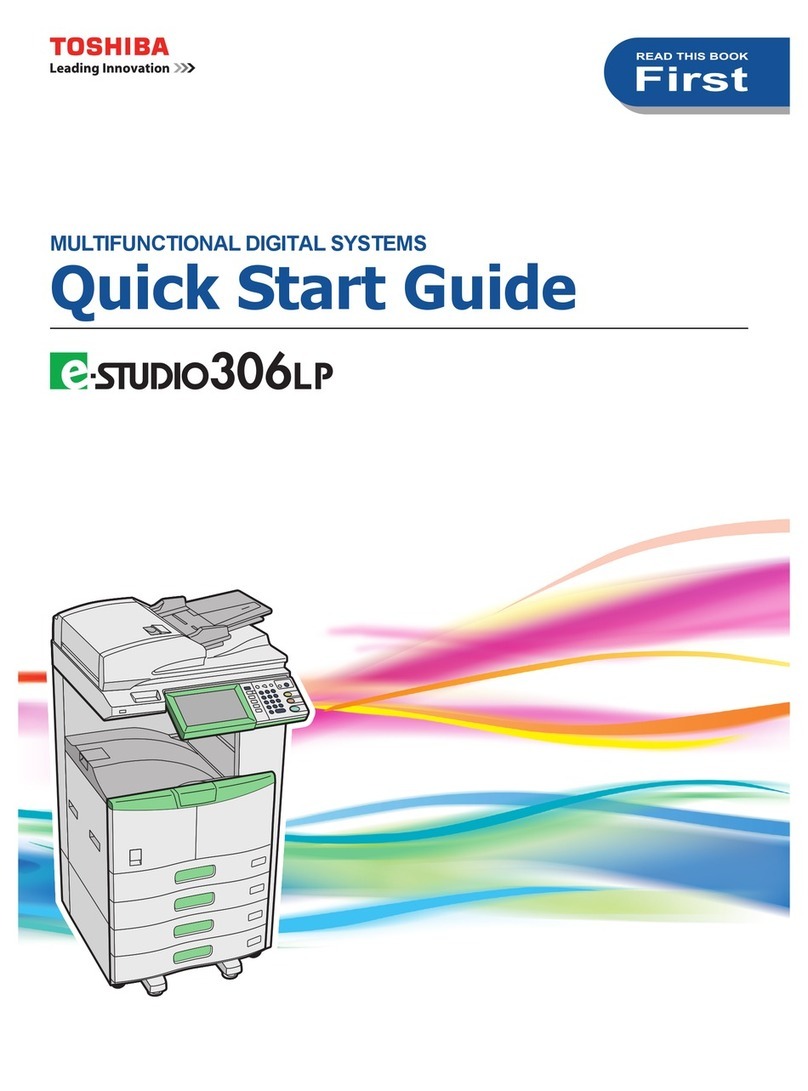 Toshiba E-studio306lp User manual