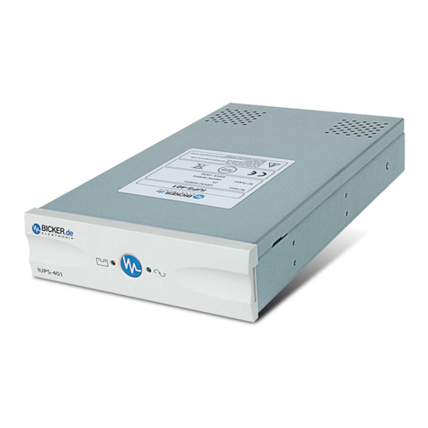 Bicker IUPS-401-B1 user manual
