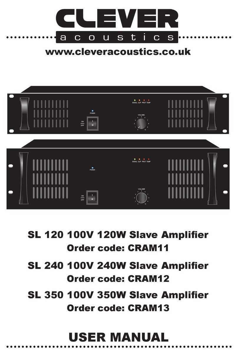 Clever Acoustics SL 120 100V user manual