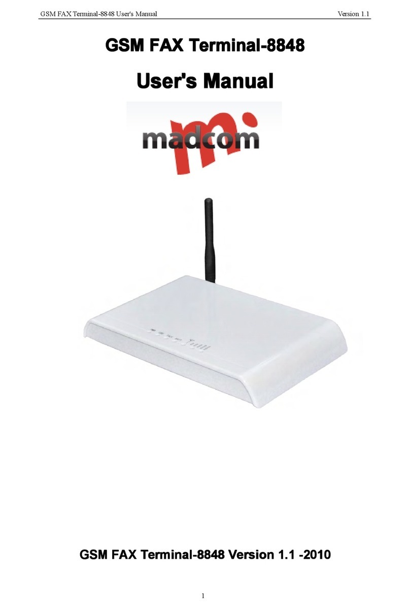madcom 8848 user manual
